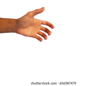 hand Reach out to shake hands - Shutterstock ID 656387479