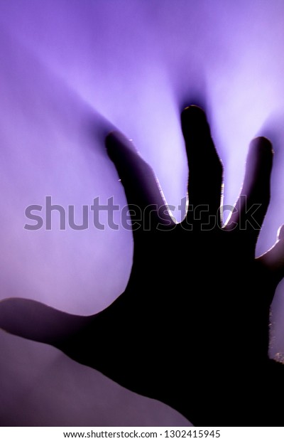 hand reaching for help to\
the light