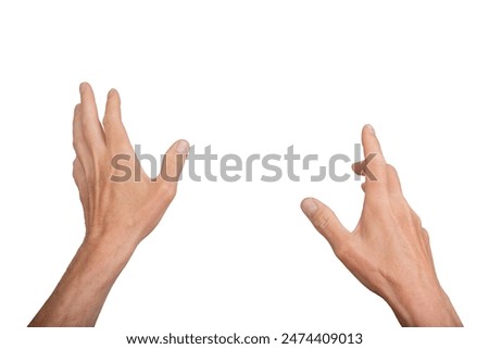 Similar – Image, Stock Photo Hand of a mature woman holding a cup of coffee.