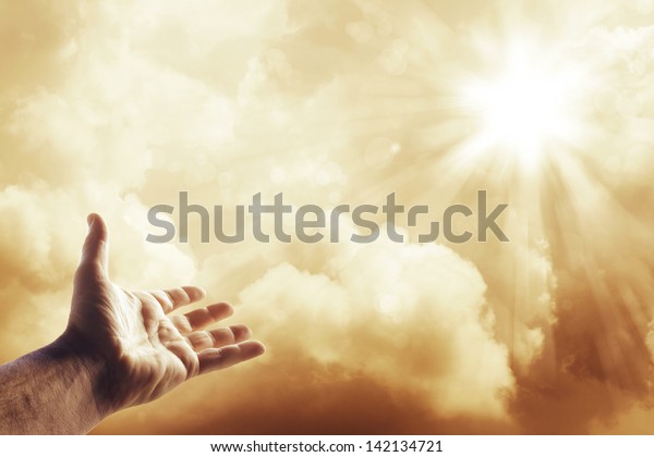 Hand Reaching Sky Stock Photo 142134721 | Shutterstock