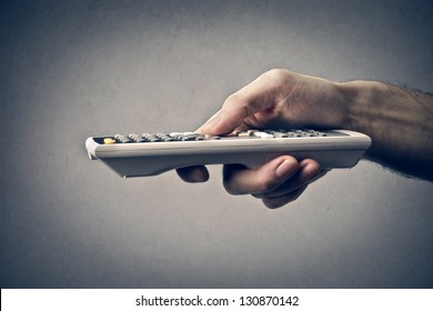 Hand With Remote Control