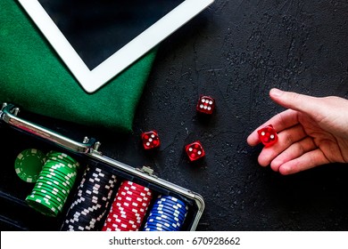 985 Hand Rolling Dice Images, Stock Photos & Vectors 