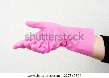 hand rubber glove