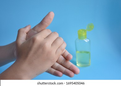 Hand Sanitizer, Cleaning Hands Whit Alchohol