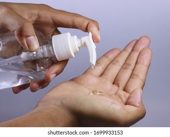 Hand sanitizer prevent virus and plague infection, prevent covid-19 virus - Shutterstock ID 1699933153