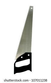 Hand Saw With Isolated Background