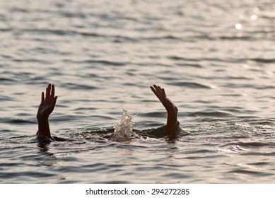 Hand Sea Water Asking Help Failure Stock Photo 294272285 | Shutterstock