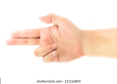 A Hand Shaped Like A Gun