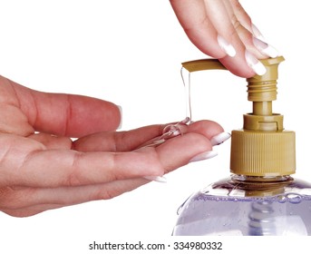 A Hand Soap With Pumping Lotion From Bottle