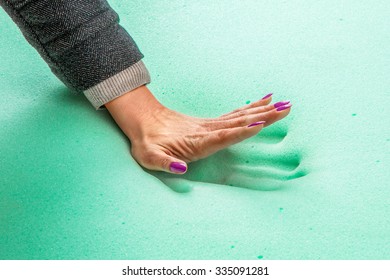 Hand Stamp On Memory Foam Mattress 