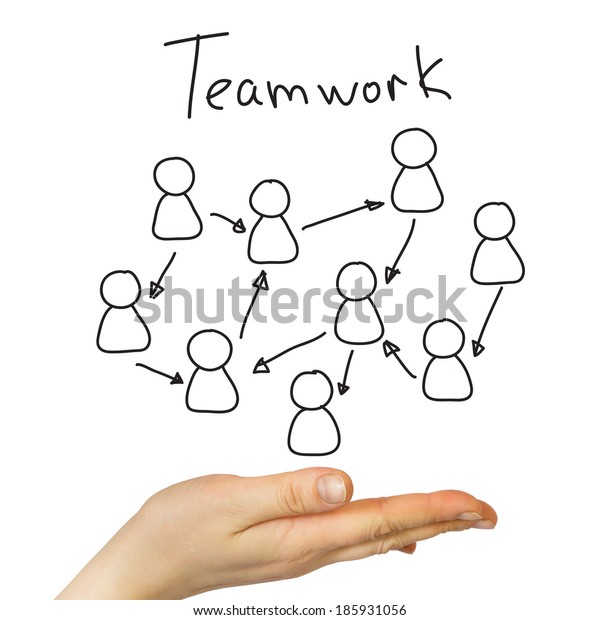 Hand Teamwork Isolated On White Background Stock Photo 185931056 ...