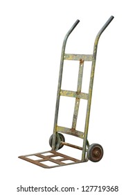 Hand Truck Isolated On White Background