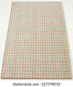 Hand Tufted Geometric Wool Area Rug.