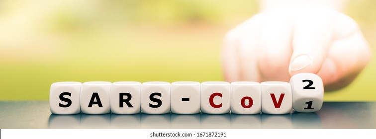 Hand turns dice and changes the expression 