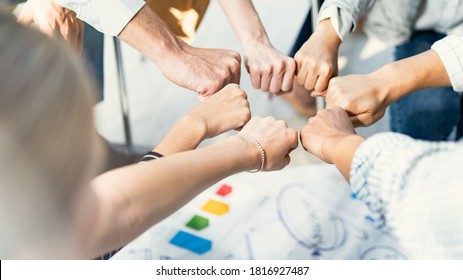 Hand for work together concept, Hand stack for business and service, Volunteer or teamwork togetherness, Concept connection of community and charity. Group of happy people or team participation. - Shutterstock ID 1816927487