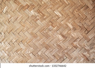 Hand Woven Mat With Pattern