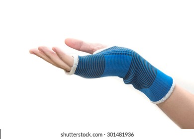 Hand With Wrist Support Isolated On White