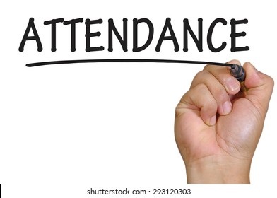 Hand Writing Attendance .