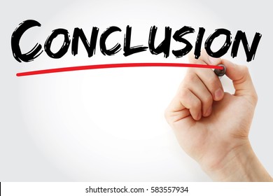 Conclusion High Res Stock Images Shutterstock