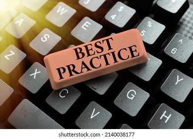 Hand Writing Sign Best Practice. Business Idea Selective Focus Proven Ideas For Success And Effective Developing New Antivirus Program Codes, Organizing File System