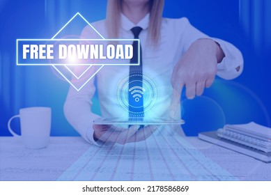 Hand Writing Sign Free Download. Conceptual Photo Key In Transfigure Initialize Freebies Wireless Images Lady Pressing Screen Of Mobile Phone Showing The Futuristic Technology