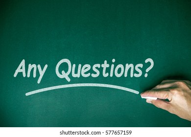 150 Any Questions Chalkboard Images, Stock Photos & Vectors | Shutterstock