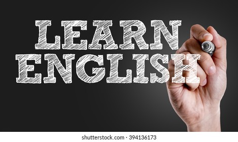 Hand Writing Text Learn English Stock Photo 394136173 | Shutterstock