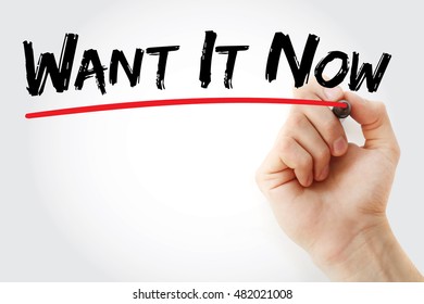 Hand Writing We Want You Marker Stock Photo (Edit Now) 451145788