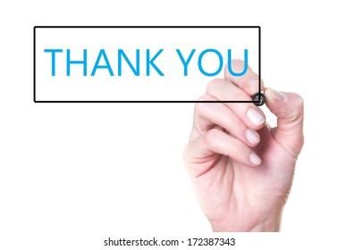 Hand Written Thank You Stock Photo 172387343 | Shutterstock