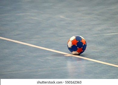 Handball Ball On Field