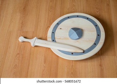 Handcraft Homemade Toy Sword And Shield For Children