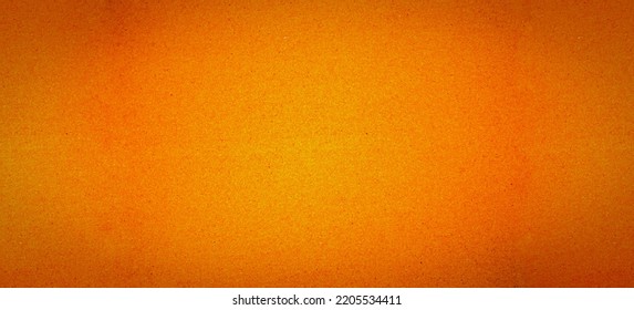 Handcraft Paper Texture Background. Orange Background With Copy Space.