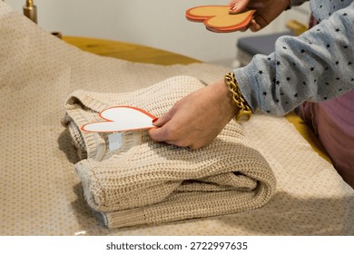 Handcrafted Packaging Process for E-commerce Clothing Brand