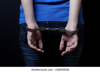 Handcuffed Hands Stock Photo (Edit Now) 222562513