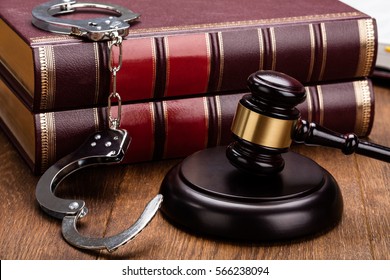 Handcuffs Law Book