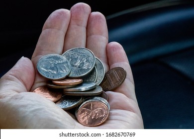 A Handful Of American Coins