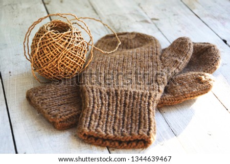 handgloves on with background