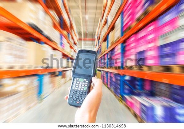 Handheld Barcode for scanning and  identification\
of goods.