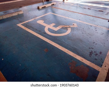 Handicapped Parking Spot . Disabled Parking