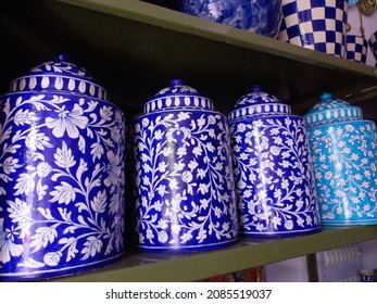 Handicraft  Blue Pottery, Jaipur, Rajasthan 