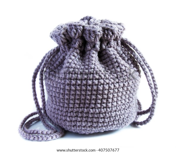 how to knit a small bag