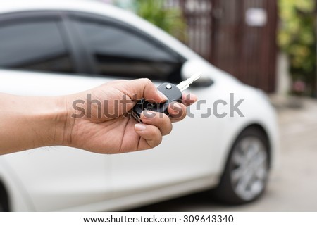 Handing hold the keys to a used car