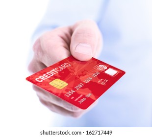 Handing Out Red Credit Card