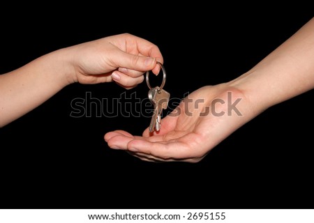 Handing over the keys