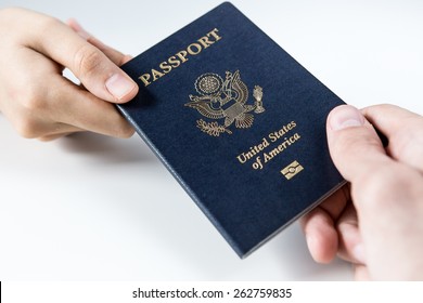 Handing A U.S. Passport 