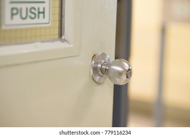 Handle On Door Knob