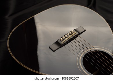 Handmade Acoustic Guitars And Classic Guitar. Design String Instrument From Guitar Maker