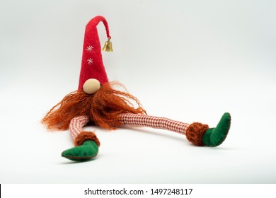  A Handmade Christmas Elf Sitting 