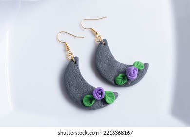 Handmade Earrings From Polymer Clay.