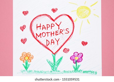 Handmade greeting card Mother's